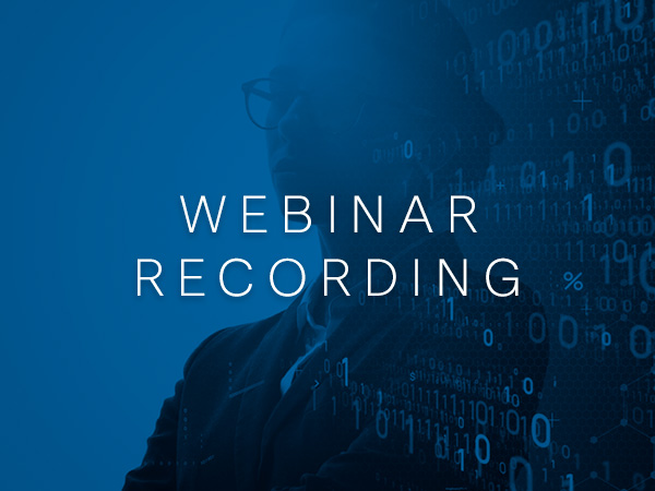 Strategic Business Transformation with Data Webinar Recording
